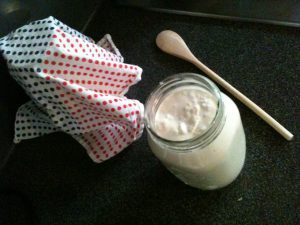 Kefir Making in Progress