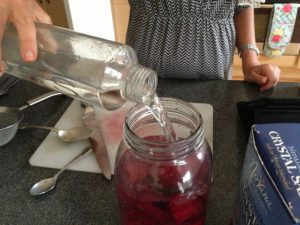 adding filtered water is the final step